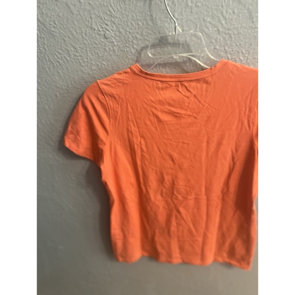 Pendleton Womens Orange  Short Sleeve Tee Shirt Size Medium - Picture 6 of 7